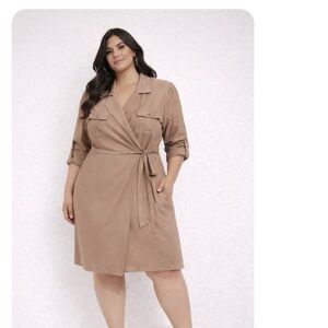 Iris Tan Mini Dress